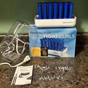 Remington Tight Curls H21SP 21 Slim Wax Core Hot Rollers with Clips In Box